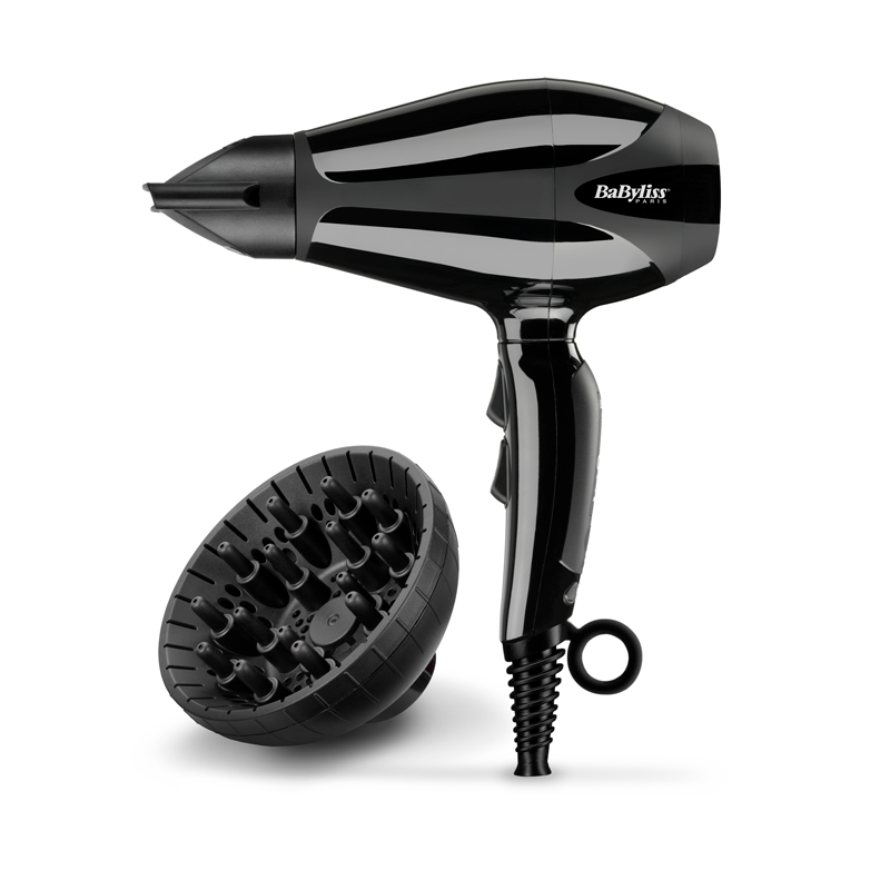 BaByliss Asciugacapelli AC Compact Pro 2400W Made in Italy